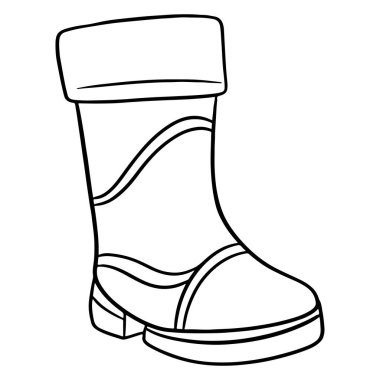 Yağmur koruması. Su birikintileri ve çamurda yürümek için lastik botlar..