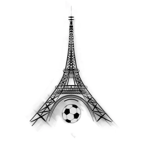 Logo piłka nożna Francji Euro 2016 — Zdjęcie stockowe