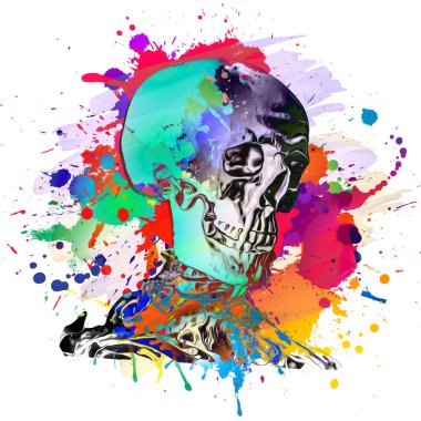 El yapımı Hint kafatası.