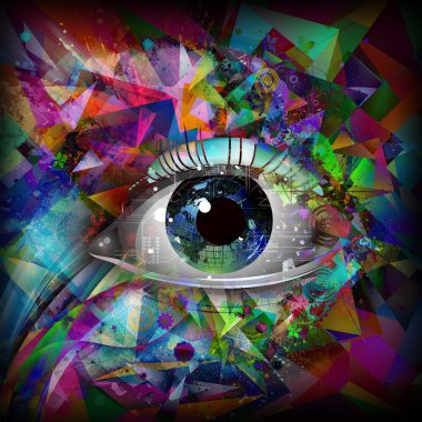 Göz ezoterik çizimi