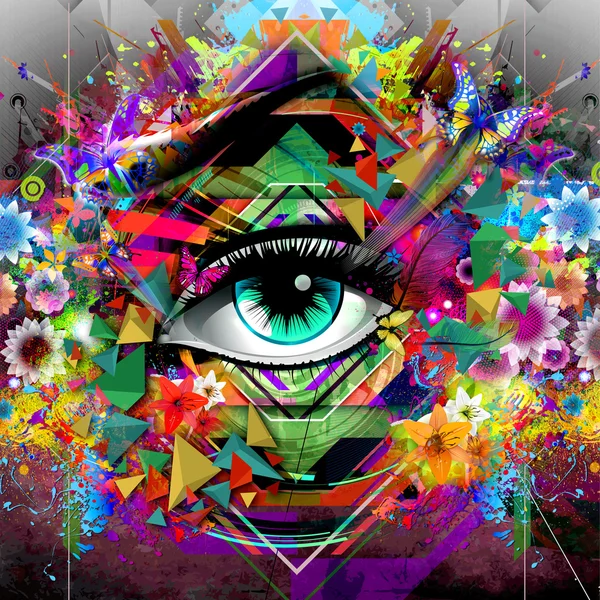 Renkli sihirli göz