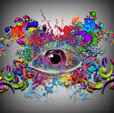 Renkli sihirli göz