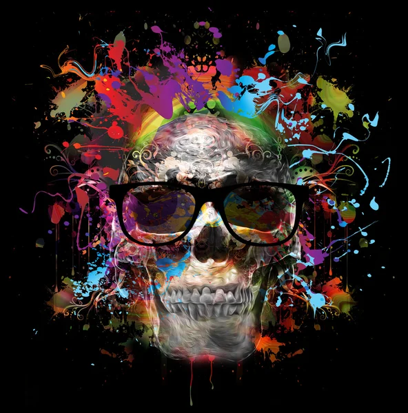 Kafatası karanlık gözlüklerle