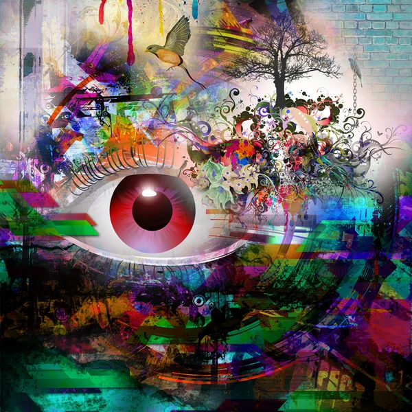 Magic eye background — Stock Photo, Image