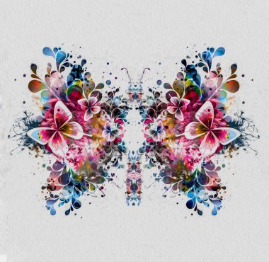 Kelebeklerle bahar arkaplanı