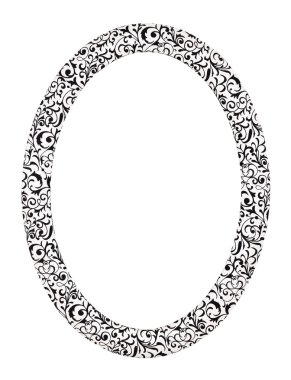 Siyah resim çerçevesi