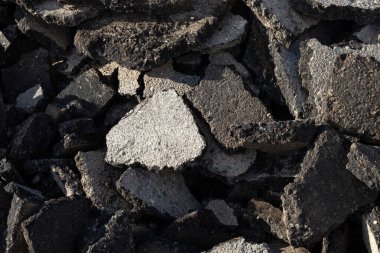 Kırık asfalt arkaplan.