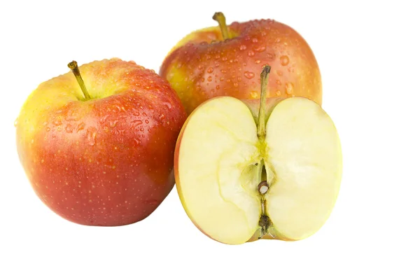 Epler med duggdråper . – stockfoto