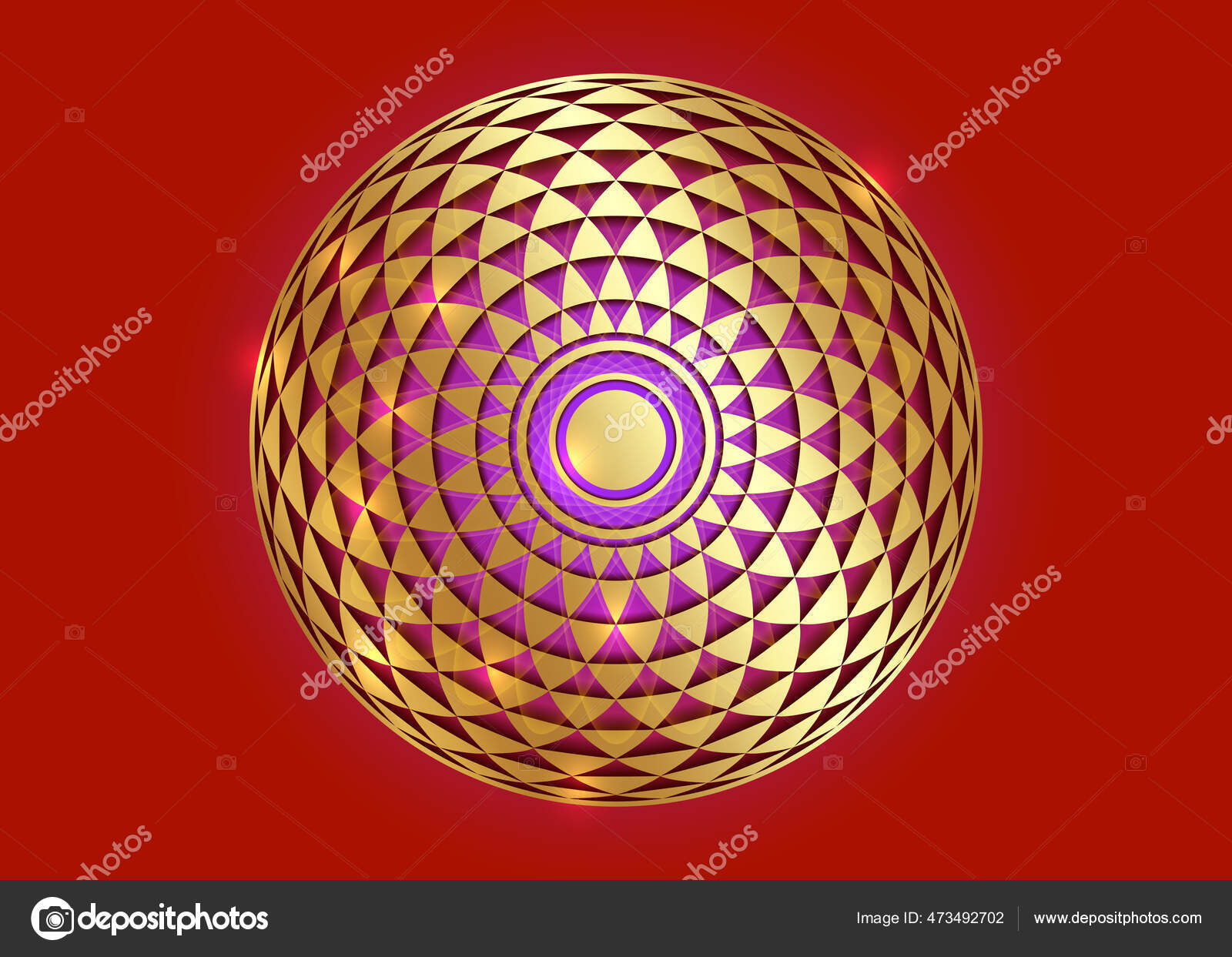 Torus Yantra Gold Hypnotic Eye Heilige Geometrie Grundelement Golden Logo Vektorgrafik Lizenzfreie Grafiken C Robin Ph 473492702 Depositphotos