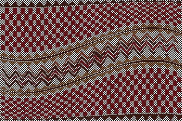Afrikanische Traditionelle Wandbehänge Ethnische Muster Bedruckte Stoffe Handgefertigte Geometrische Stammesmotive — Stockvektor