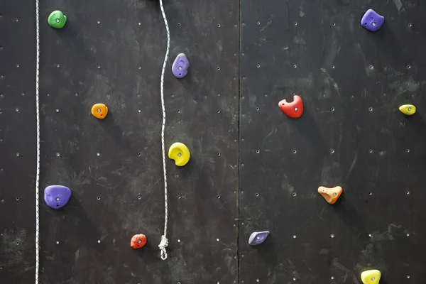 Palestra Arrampicata Appoggi Colorati Formazione Attiva — Foto Stock