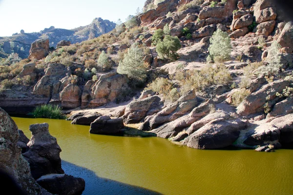 Californië berg bovenste reservoir — Stockfoto