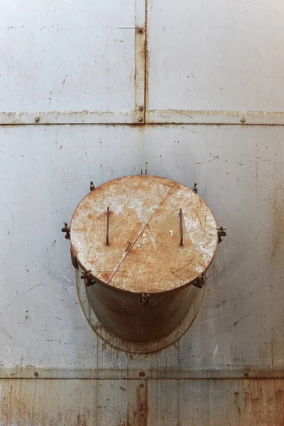 Grain Silo Outlet Cover Lid — Stock Photo, Image