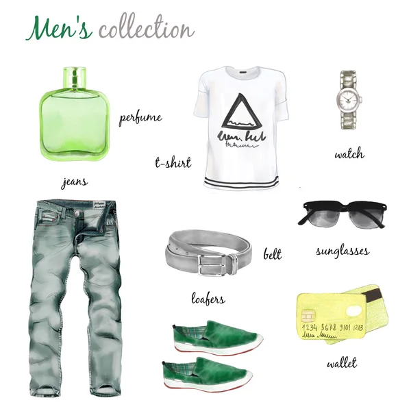 Man kleding set — Stockfoto