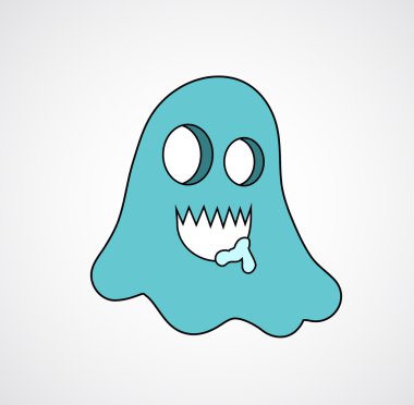 Çizgi film mavi hayalet