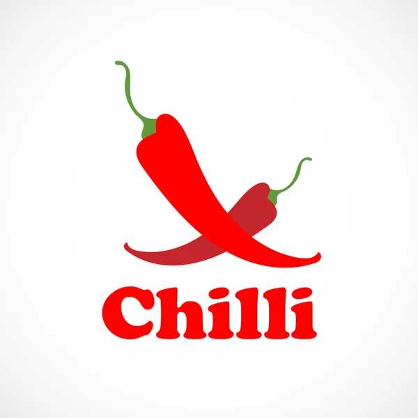 Chili paprika ikon — Stock Vector