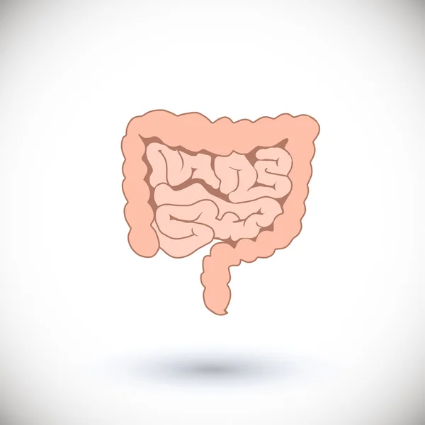 Logo médical intestinal — Image vectorielle