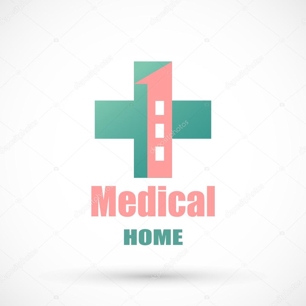 Medical logo teplate vector ilustration