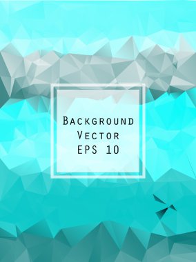 poligonal arka plan mavi