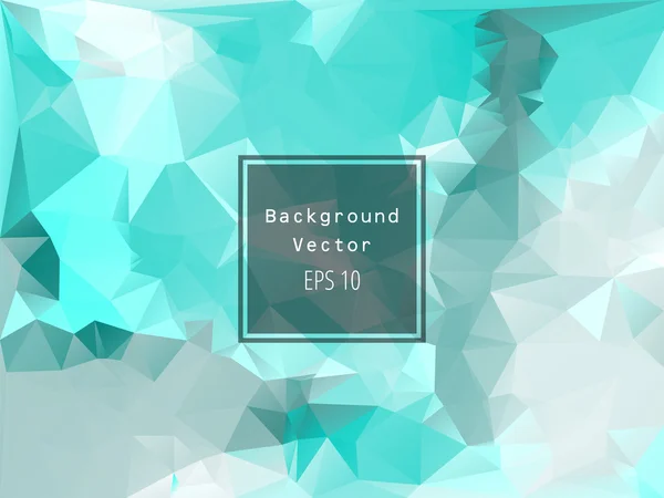 Blå månghörnigt bakgrund — Stock vektor