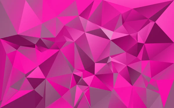 Pink polygonal background — Stock Vector