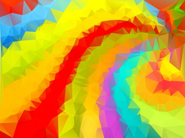 Bunte polygonale Hintergrund — Stockvektor