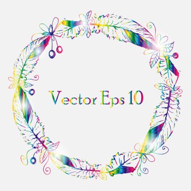 Daire çerçeve tüylü