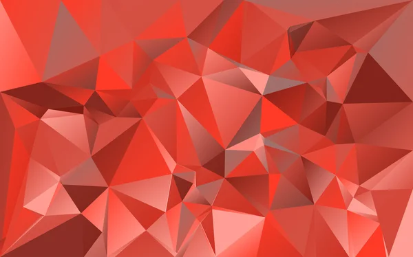 Polygon red background — Stock Vector