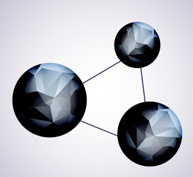 Üç top ile geometrik yapısı
