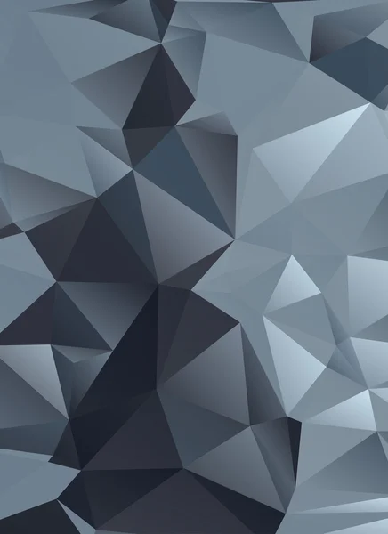Gray polygonal background — Stock Vector