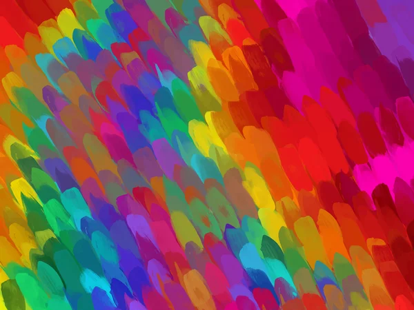 虹のブラシ ストローク — ストックベクタ