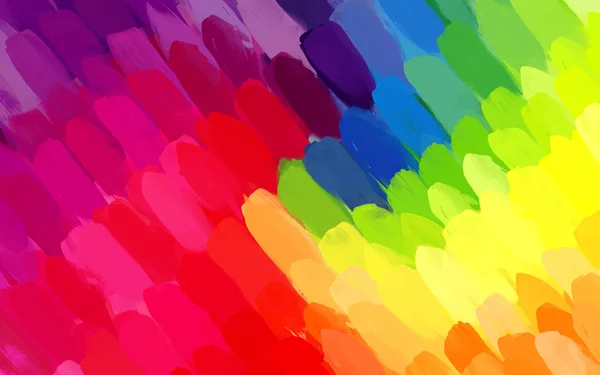 Renkli çapraz fırça darbeleri — Stok Vektör