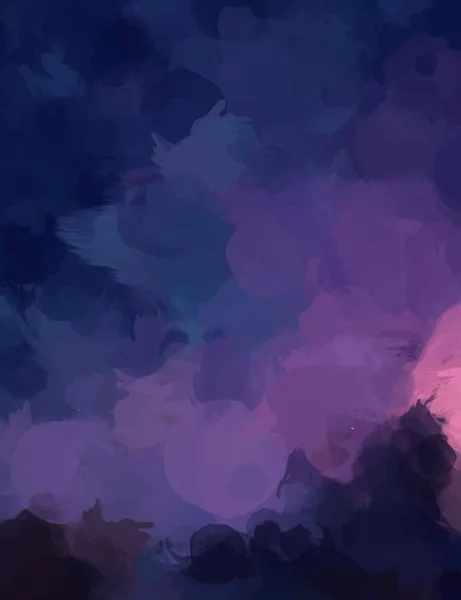 Nachtelijke hemel achtergrond — Stockvector