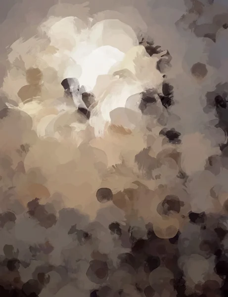 Coups de pinceau brun peinture — Image vectorielle