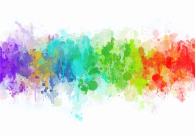 renk boya sıçraması