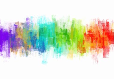 renkli boya sıçraması