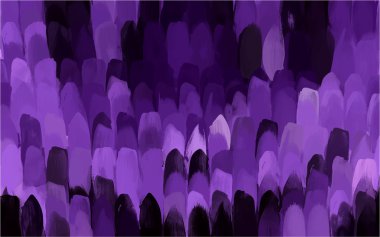 Menekşe fırça darbeleri