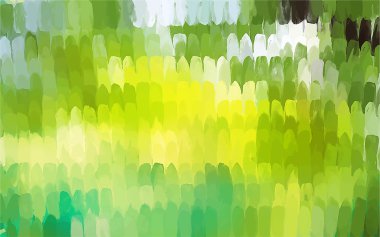 Dikey yeşil fırça darbeleri