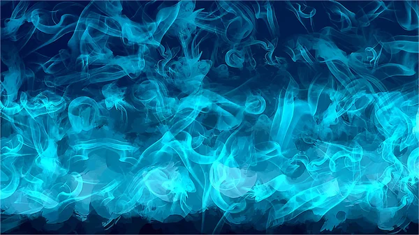明るい青い霧 — ストックベクタ