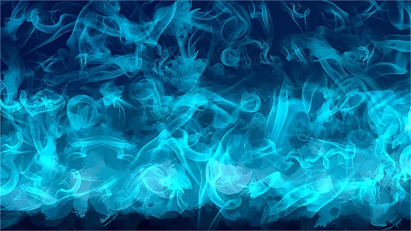 Brillante niebla azul — Vector de stock