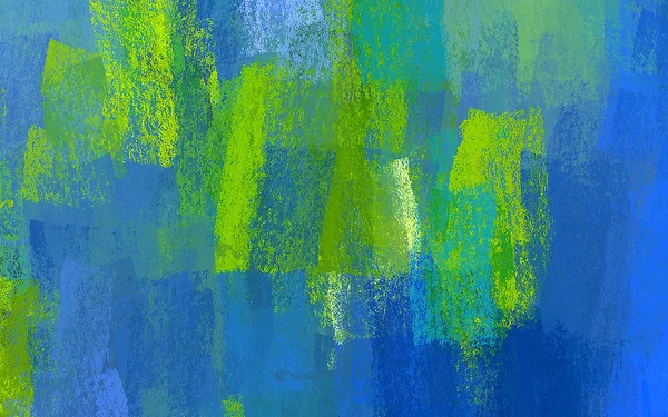 Groene en blauwe lijnen — Stockvector