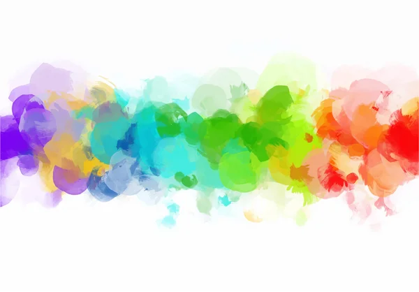 Pintura de color salpicaduras grandes — Vector de stock