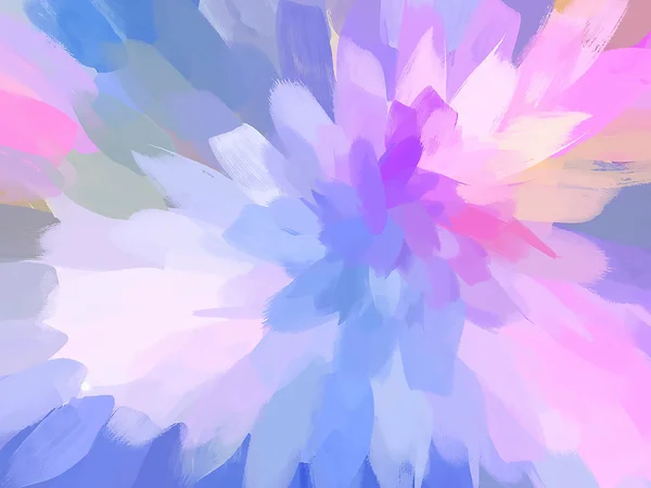 Fialový měkký květ — Stockový vektor