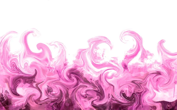 柔らかなピンク抽象波 — ストックベクタ