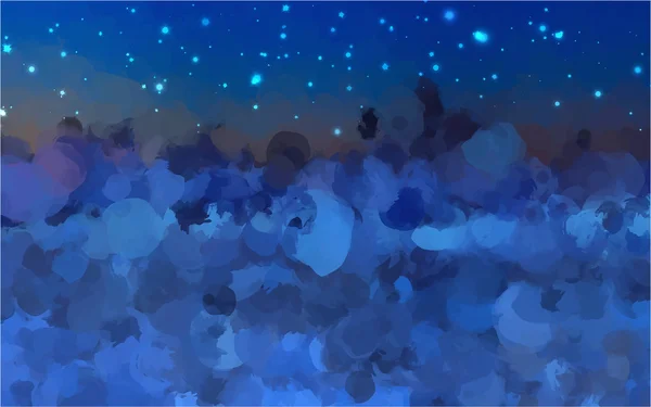 Cielo de humo azul — Archivo Imágenes Vectoriales