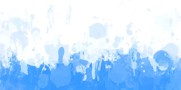 Coups de pinceau bleu — Image vectorielle