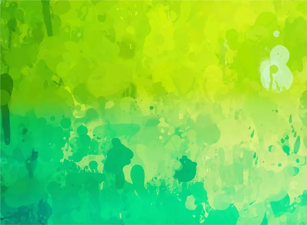 Coups de pinceau vert — Image vectorielle