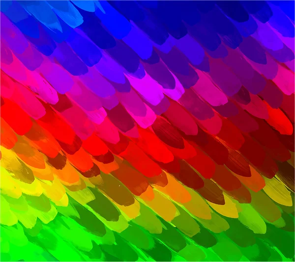 Coups de pinceau diagonaux colorés — Image vectorielle