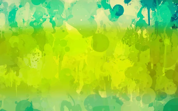 Coups de pinceau vert — Image vectorielle