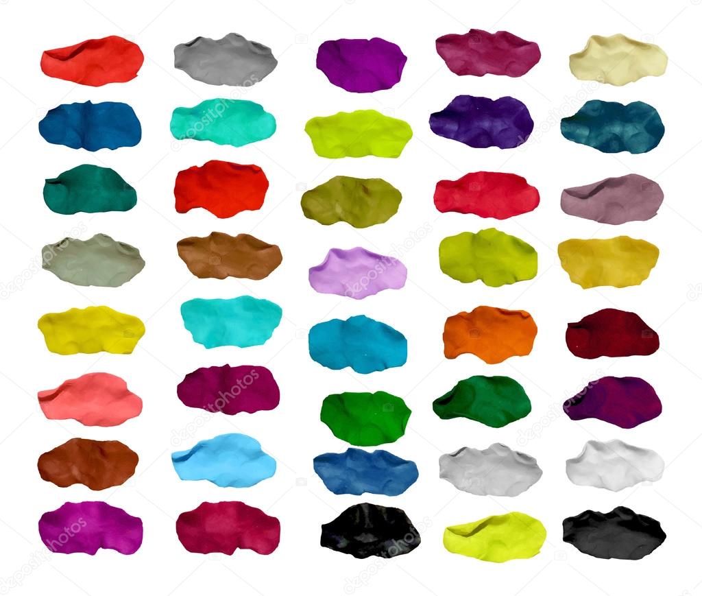 Colorful plasticine set